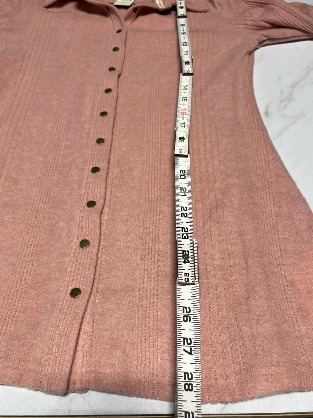NWT Anthropologie Pilcro Brushed Button Down snap Front Cardigan Sweater size S - Picture 8 of 8